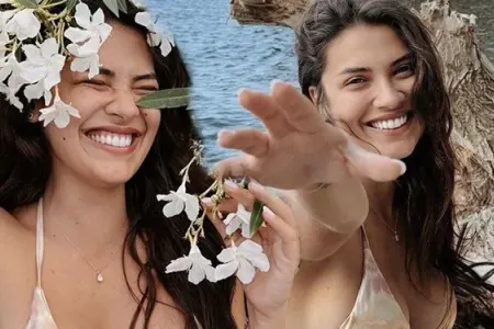 Biran Damla Yılmazdan tətil - fotosu