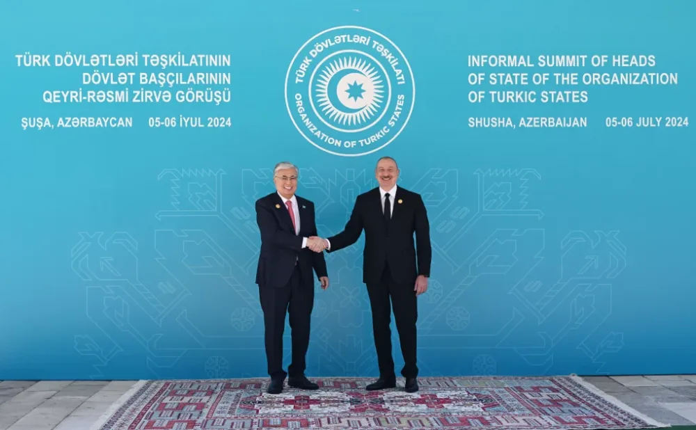 İlham Əliyev Şuşada dövlət və hökumət başçılarını qarşılayıb - -TDT sammiti başladı - FOTOLAR