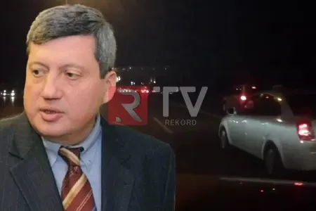 Sabiq xarici işlər naziri Tofiq Zülfüqarovun avtomobillə QƏZA ANI - — ANBAAN VİDEO
