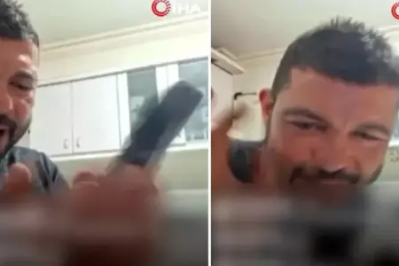 Canlı yayımda başına - ATƏŞ AÇDI