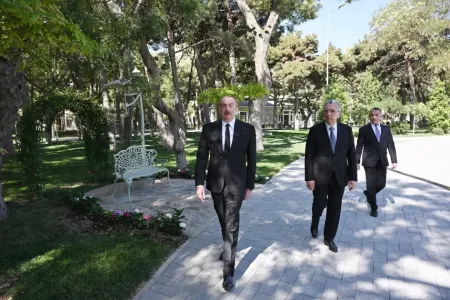 Prezident Nərimanov parkının açılışında iştirak etdi