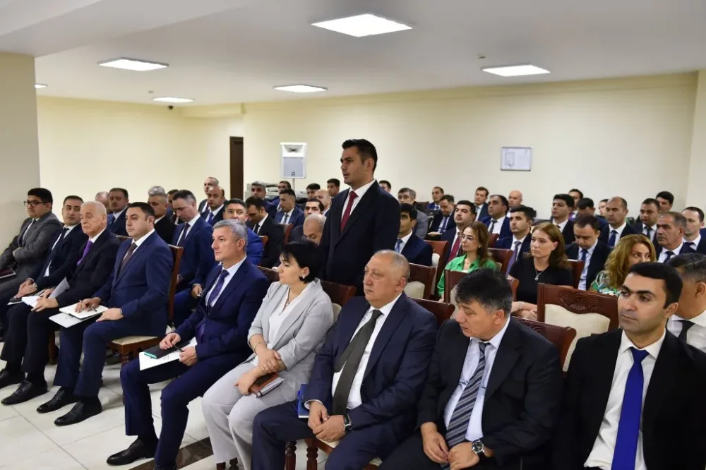2024-cü ilin birinci yarısının yekunlarına həsr olunmuş müşavirə keçirildi - FOTOLAR
