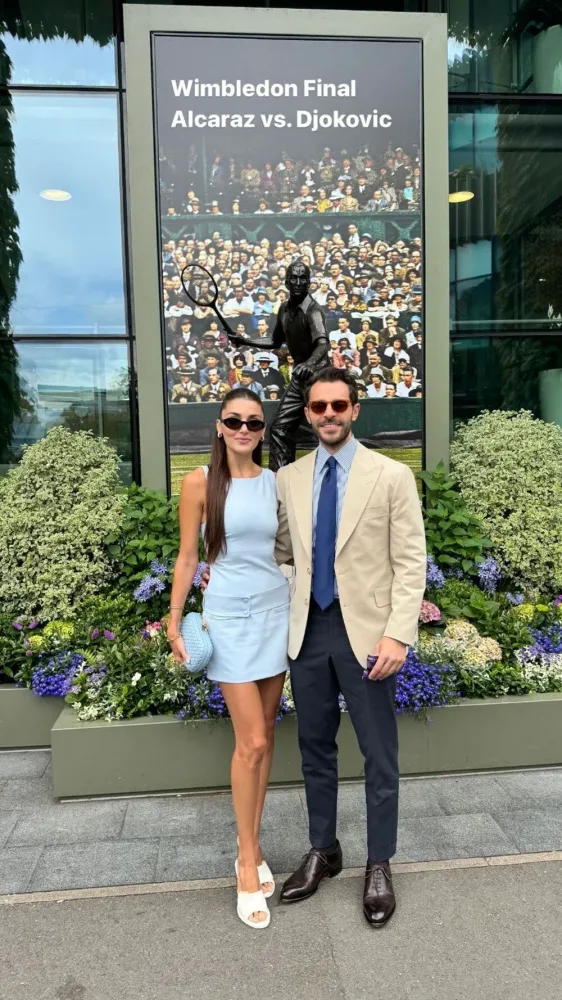 Məşhurb cütlük Tennis Turnirində - FOTO