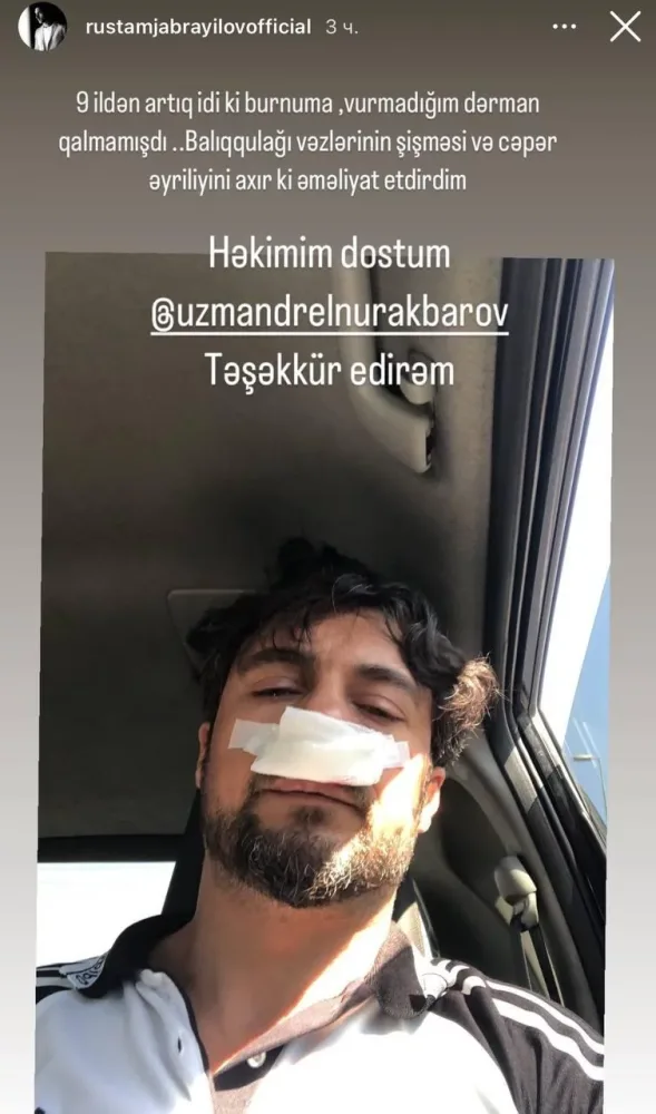 Rüstəm Cəbrayılov əməliyyat olundu - FOTO