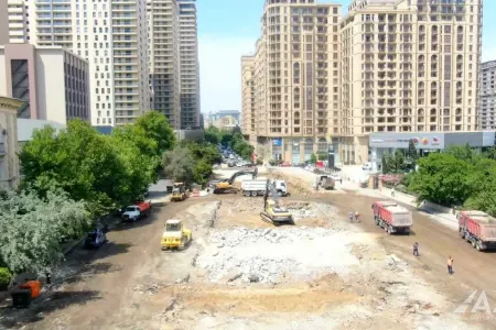 "Cavanşir" körpüsünün söküldüyü ərazidən - SON VƏZİYYƏT - FOTO