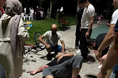Parkda 2 nəfər vuruldu