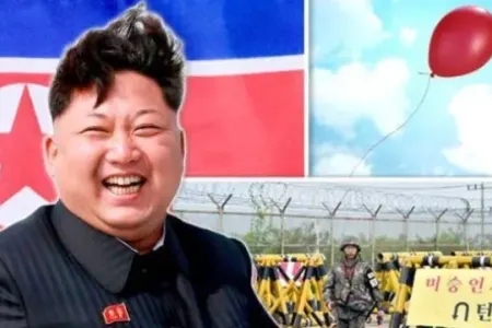 Şimaldan gələn zibil balonu - Prezident Aparatının binasına düşdü