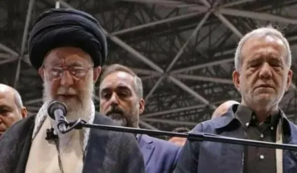 Pezeşkian gözyaşlarını saxlaya bilmədi - FOTO