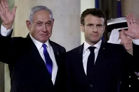 Makron və Netanyahu danışdı