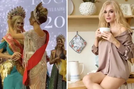 Üç uşaq anası Rusiya gözəli seçildi
