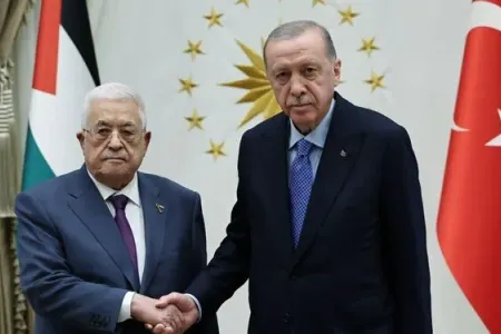 Mahmud Abbas Ərdoğanla - görüşüb