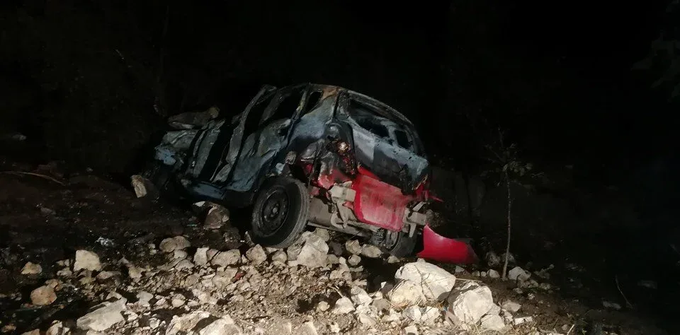 Sərnişin avtobusu ilə avtomobil toqquşdu: - ÖLƏN VƏ YARALANANLAR VAR