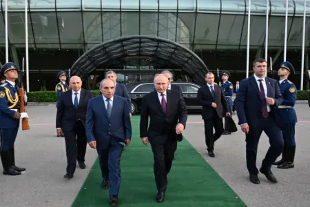 Putinin Azərbaycana dövlət səfəri başa - ÇATDI - FOTO