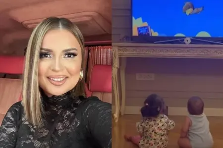 Sevda qızlarının VİDEOsunu paylaşdı