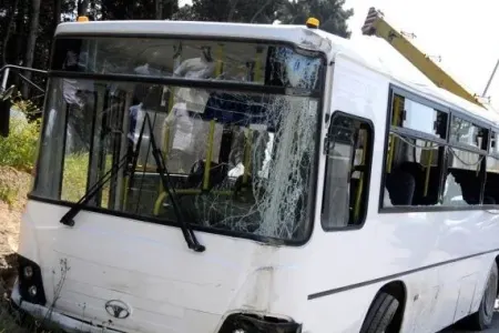 TƏCİLİ! Azərbaycanda avtobus - QƏZAYA DÜŞDÜ: ÖLƏN VAR