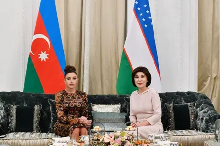 Birinci xanımlar Daşkənddə görüşdülər