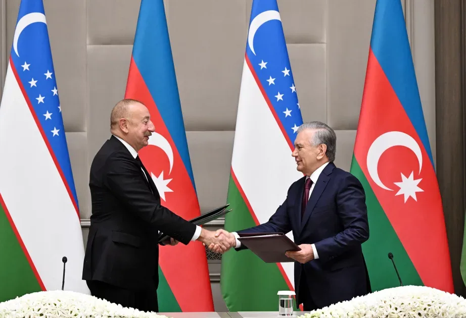 Azərbaycan-Özbəkistan sənədləri imzalandı - – FOTOLAR