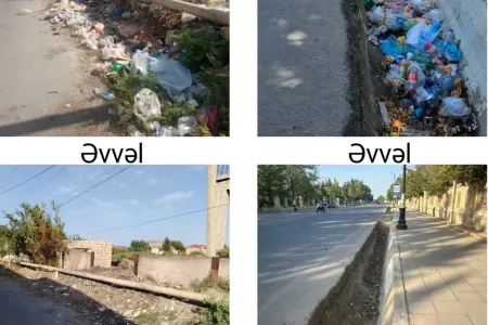 Yol kənarına zibil atanlar cərimələndi