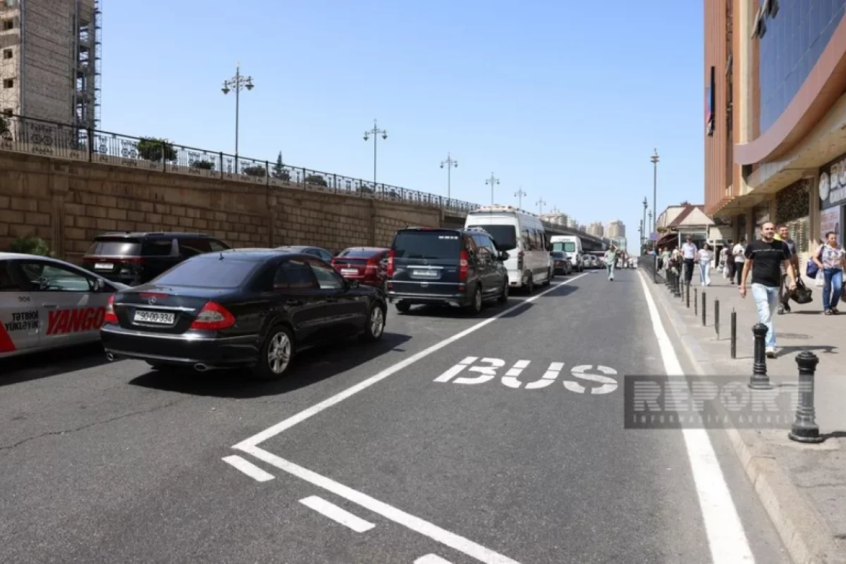 Tbilisi prospektində "manatlıq" taksilərin fəaliyyəti dayandırılıb
