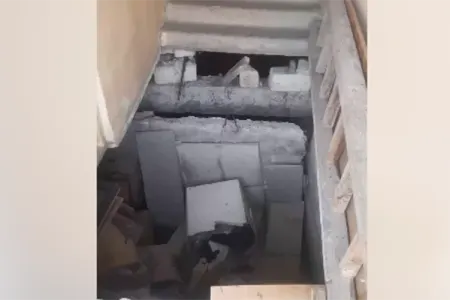 Binanın pilləkəninin çökməsi ilə bağlı rəsmi açıqlama