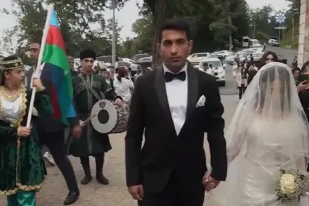 Şuşada 32 il sonra keçirilən ilk toydan - YENİ GÖRÜNTÜLƏR - VİDEO