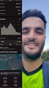 Xırdalandan Xətaiyə velosipedlə 50 dəqiqəyə çatdı - VİDEO