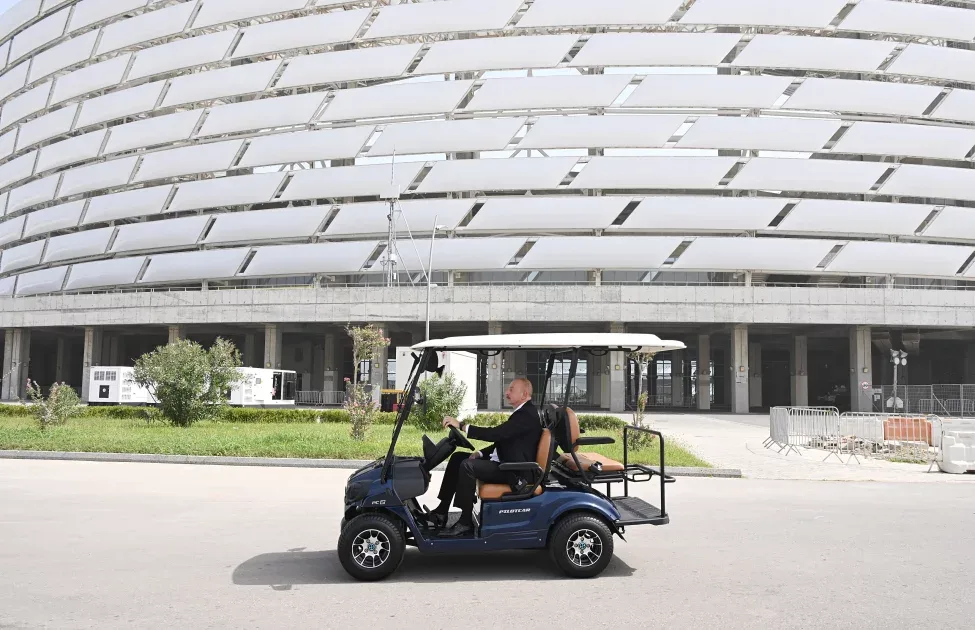 Prezident Bakı Olimpiya Stadionunda - FOTOLAR