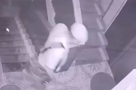 Bakıda evə basqın edənlərin yeni görüntüləri - Video