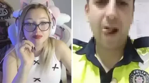 Polisin tiktokda qızla qeyri-etik görüntüləri yayıldı - FOTO
