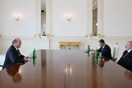 Prezident Mark Börnsü qəbul edib