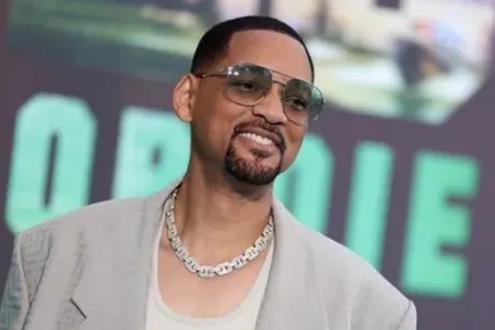 Prezidentin nəvələri Uill Smitlə görüşdü