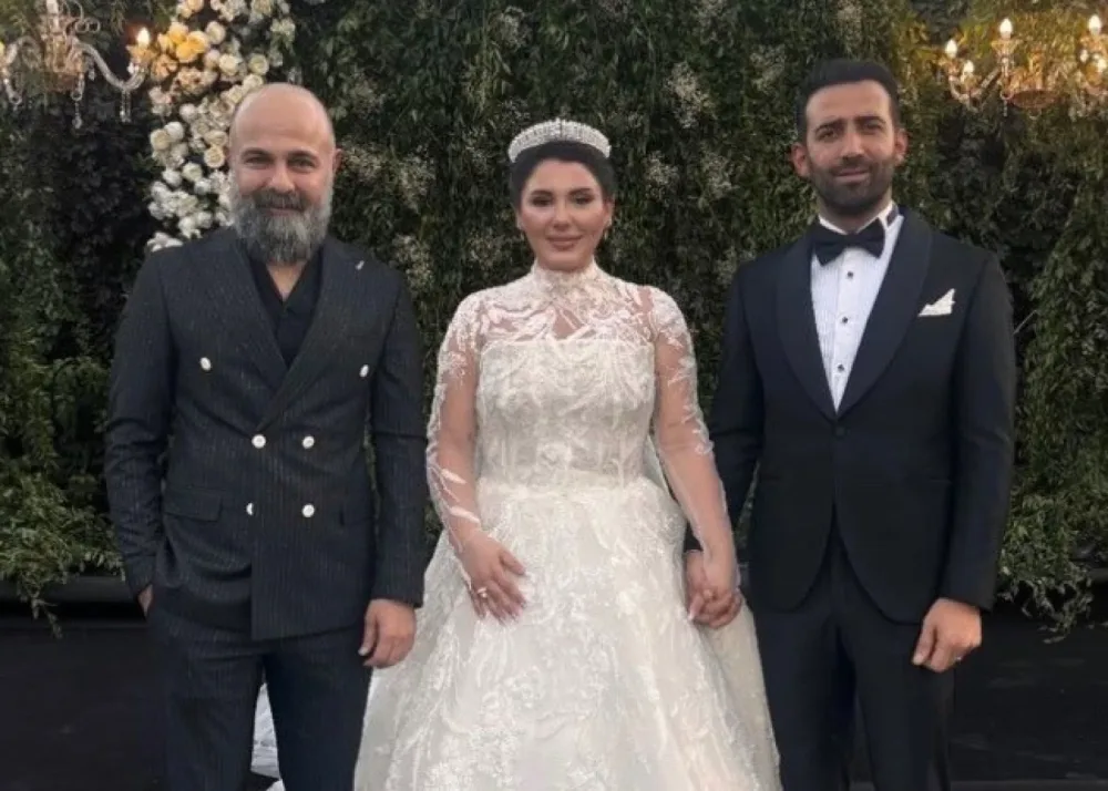 Tanınmış aktyorun toyu oldu - VİDEO