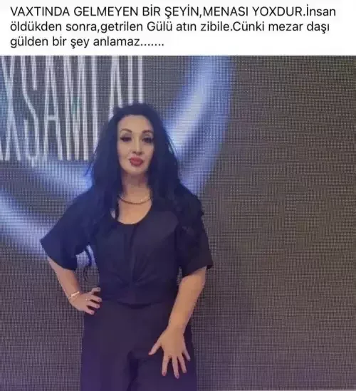 “Öldükdən sonra gətirilən gülü atın zibilə”