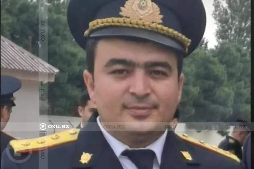 Azərbaycanda polis zabiti faciəli şəkildə - ÖLDÜ - FOTO