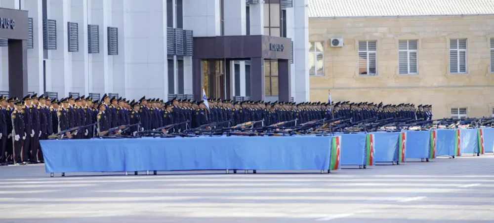 Polis Akademiyasında Bilik günü və andiçmə mərasimi keçirilib - VİDEO