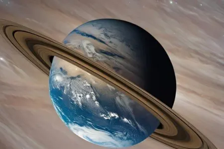 Bir zamanlar Yer Saturn kimi idi