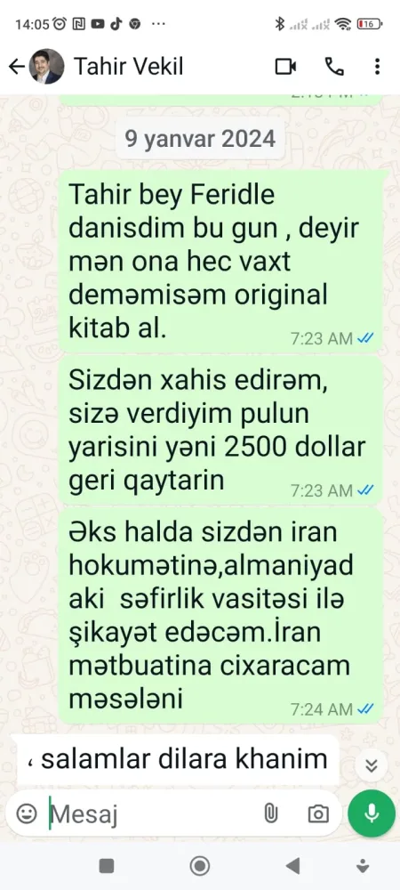 Fərid Səfərli ilə bağlı ŞOK detallar ortaya çıxdı: - “Vəkil bizdən 5 min avro aldı, özü isə...”