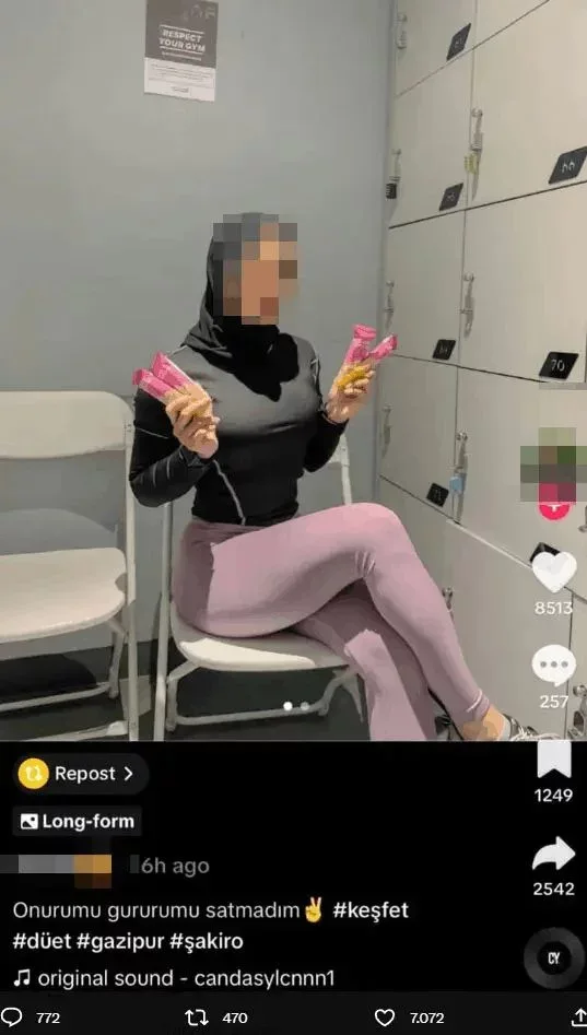 Tiktoker reytinq üçün bakirəlik testi etdirdi