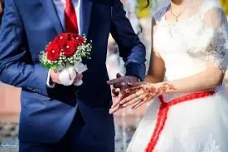 İş adamının qızının dəbdəbəli toyundan - FOTOLAR