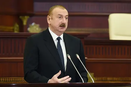 İlham Əliyev VII çağırış Milli Məclisin ilk iclasında iştirak edir