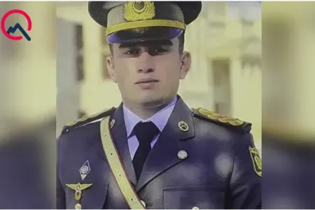 Dünən faciəvi şəkildə ölən hərbçinin - Fotosu
