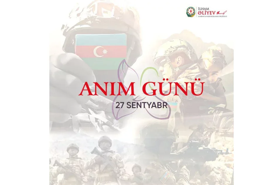 Prezident Anım Günü ilə bağlı paylaşım etdi