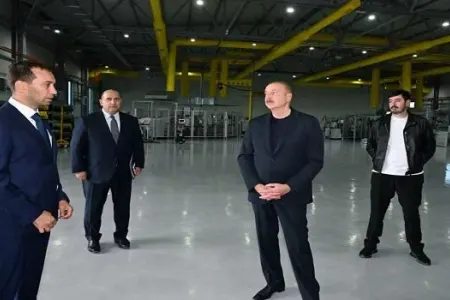 Prezident və oğlu Bakıda abidə açılışında...