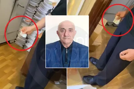 GDU-da tələbələrdən rüşvət alınmasının kadrları yayıldı - (VİDEO)