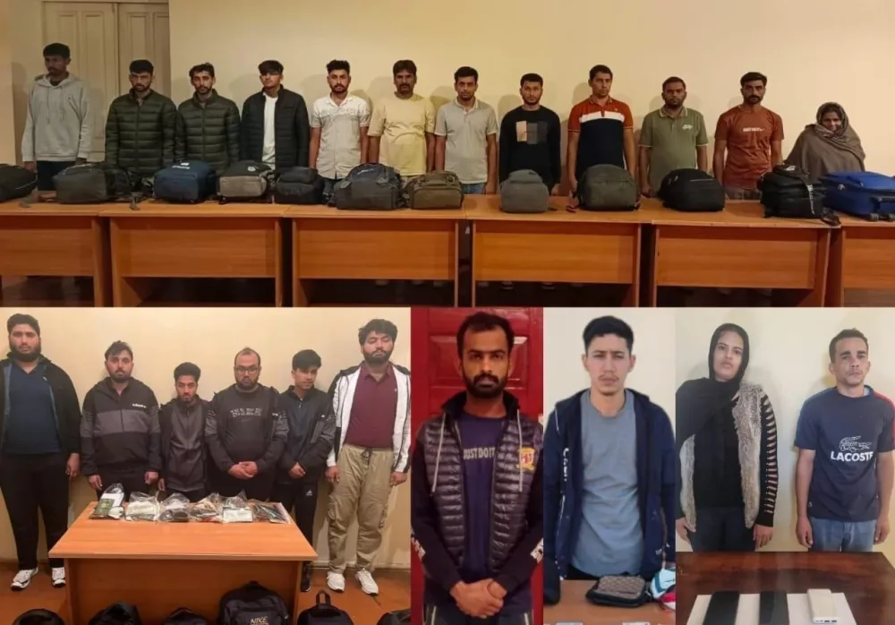 Sərhəddə əməliyyat: 52 əcnəbi saxlanıldı - – FOTO