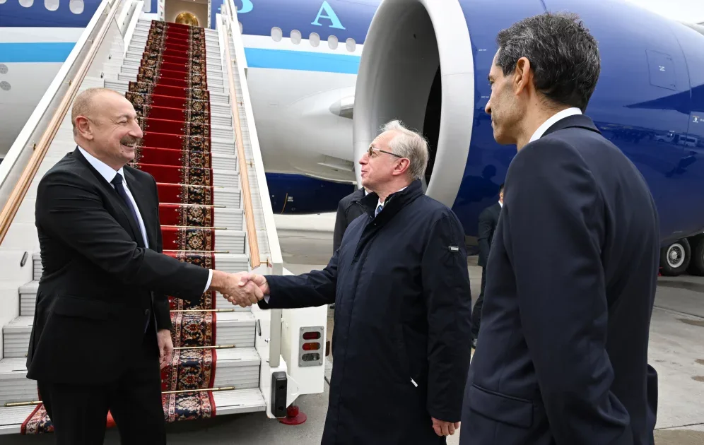 Prezident Rusiyada səfərdədir - – FOTOLAR