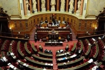 Fransa parlamentini su basdı