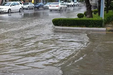 Bakının bu ərazisini su basdı - VİDEO