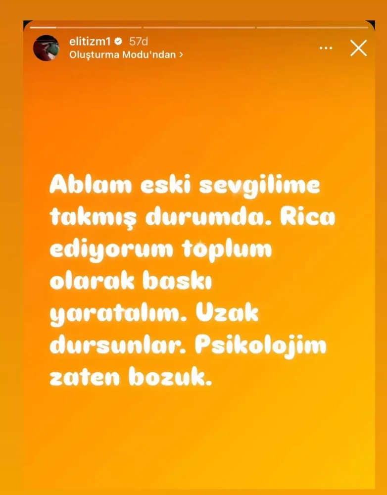 “Bacım keçmiş sevgilimlə hotelə gedib”