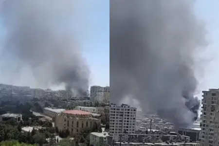 Neft emalı zavodunda GÜCLÜ YANĞIN: - Çox sayda yaralı var